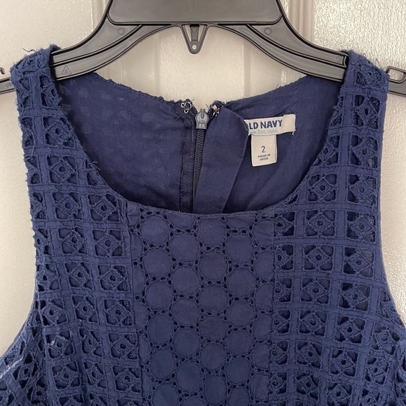 Eyelet Shift Dress - Picture 3 of 4